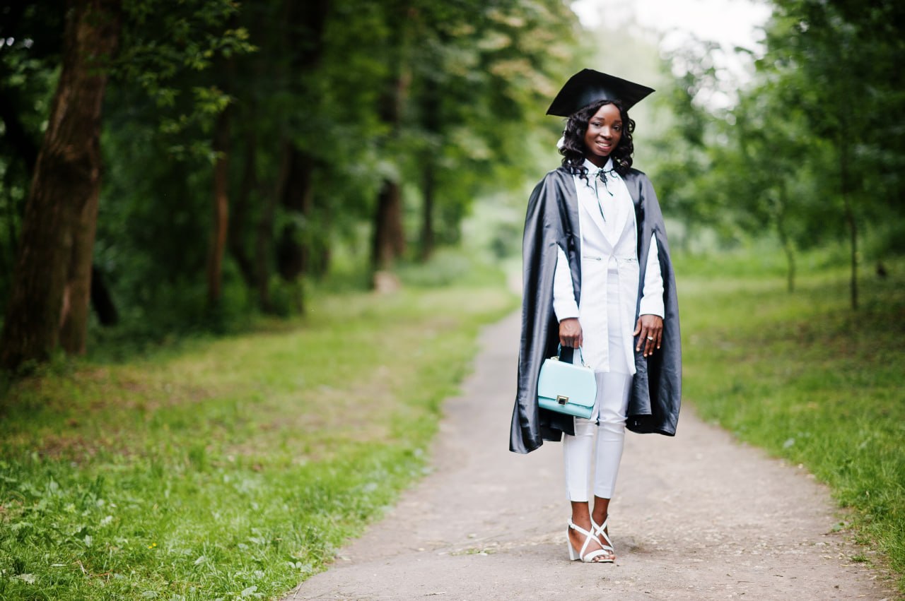 Student graduating
